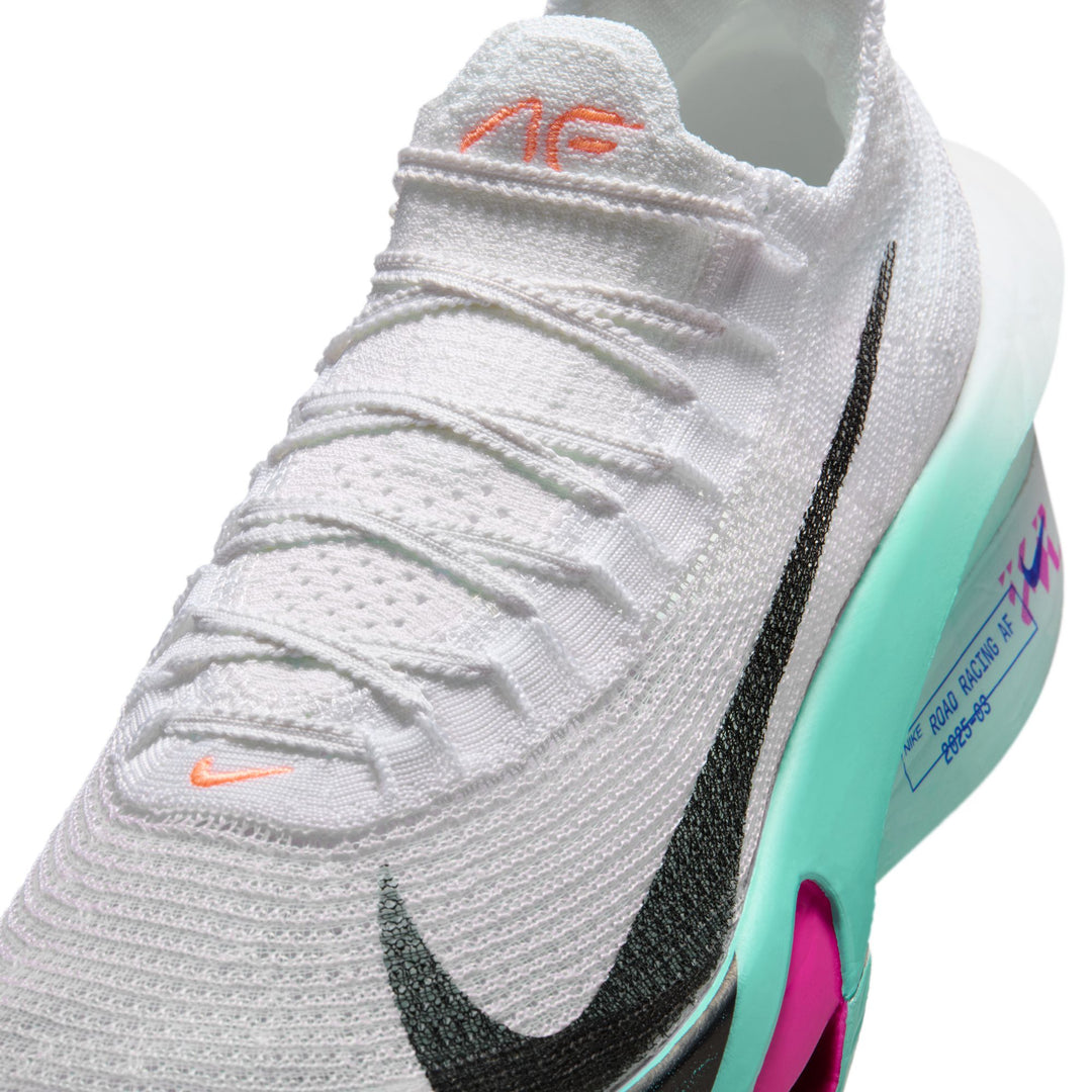 Nike Mens Alphafly 3 - White/Black/Hyper Turquoise/Concord - Neutral - HO25