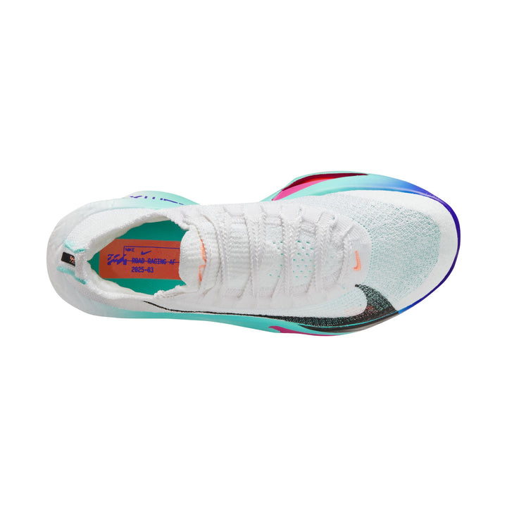 Nike Womens Alphafly 3 - White/Black/Hyper Turquoise/Concord - HO25