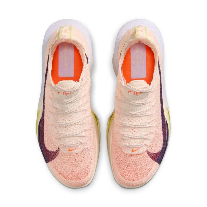Nike Womens Alphafly 3 - Chalk/Purple Dynasty/Hyper Crimson - Neutral - FA26