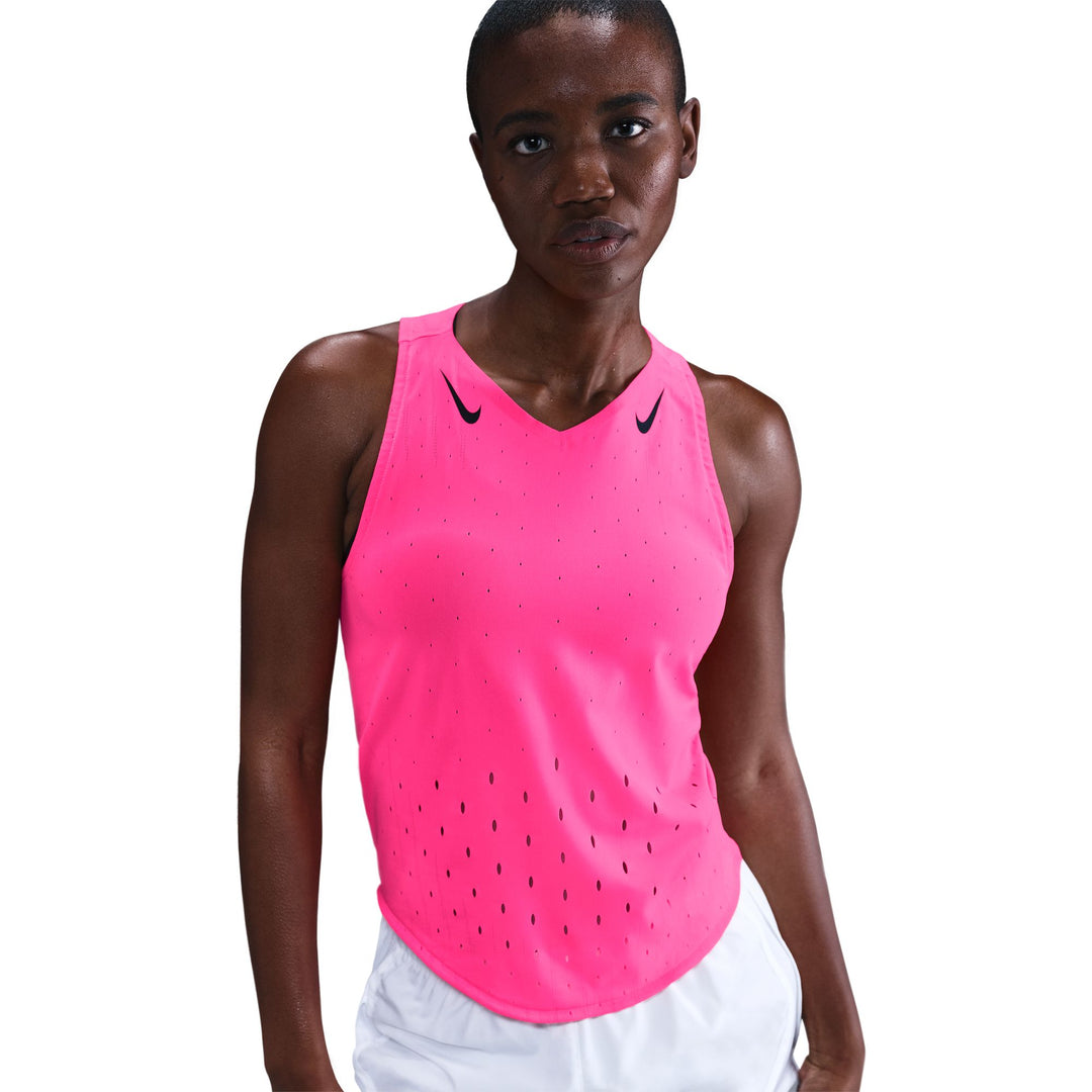 Nike Womens Dri-FIT ADV Aeroswift Singlet - Hyper Pink/Black