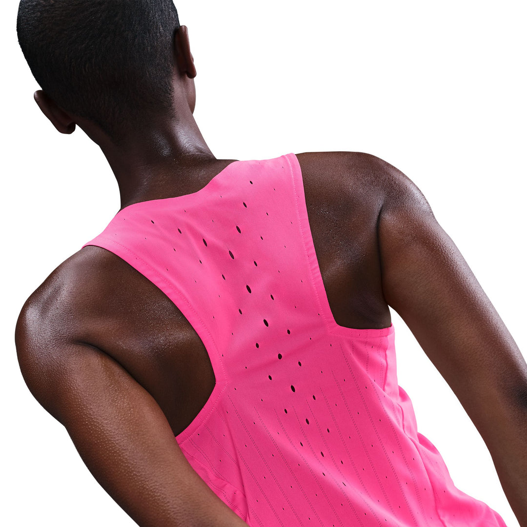 Nike Womens Dri-FIT ADV Aeroswift Singlet - Hyper Pink/Black