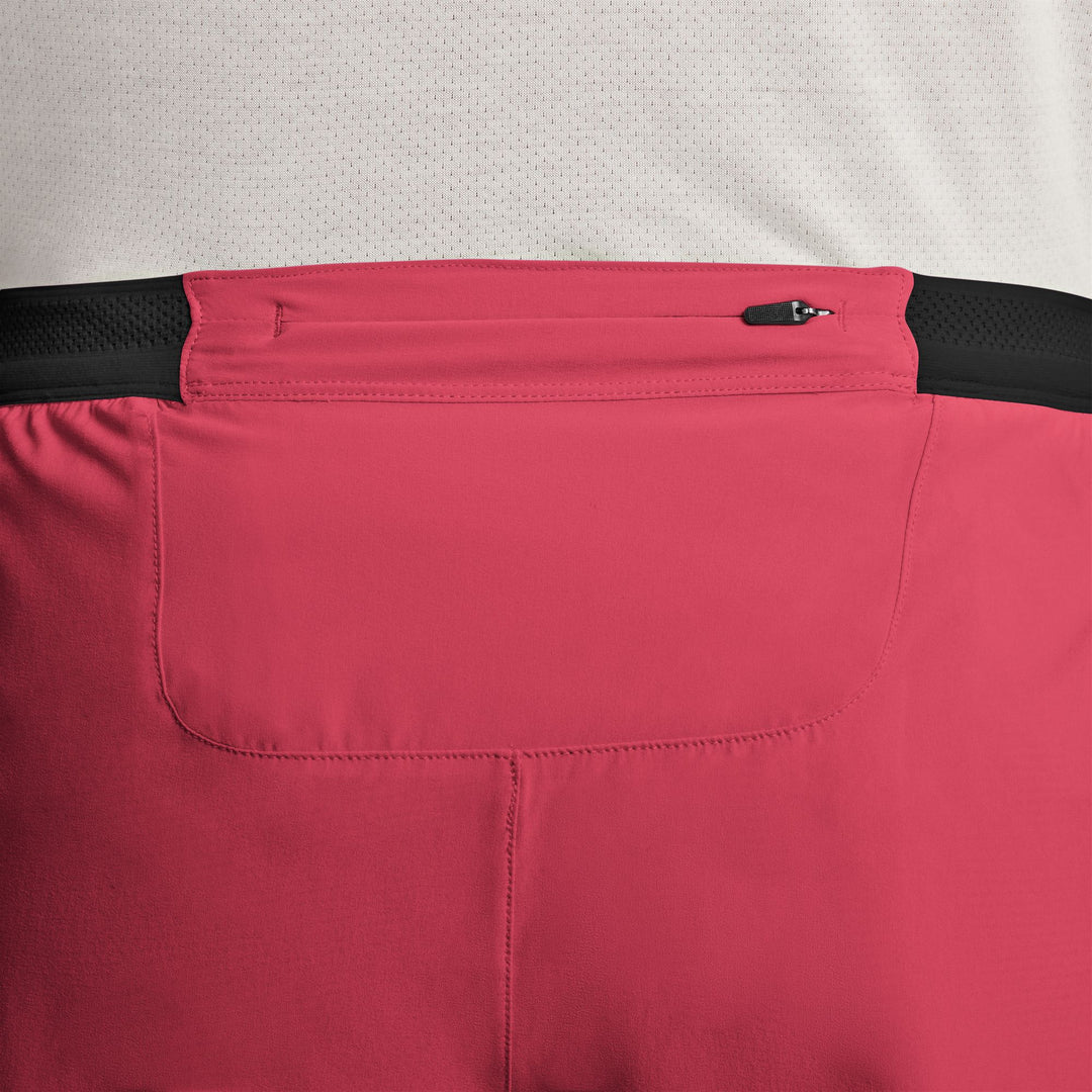 Nike Mens Dri-FIT ADV 4" Brief-Lined Aeroswift Short - Fusion Red/Black - SU26