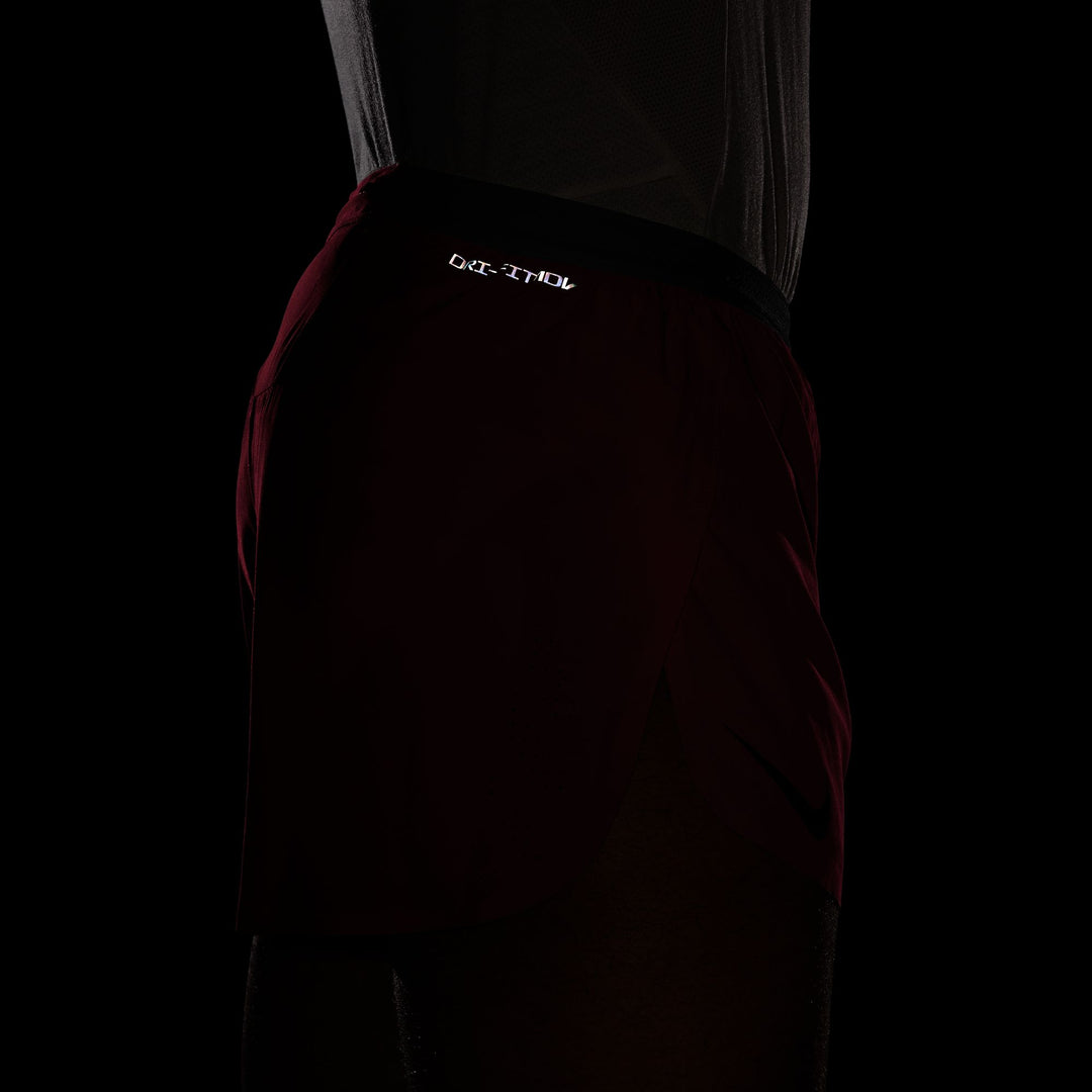 Nike Mens Dri-FIT ADV 4" Brief-Lined Aeroswift Short - Fusion Red/Black - SU26