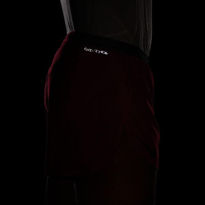 Nike Mens Dri-FIT ADV 4" Brief-Lined Aeroswift Short - Fusion Red/Black - SU26