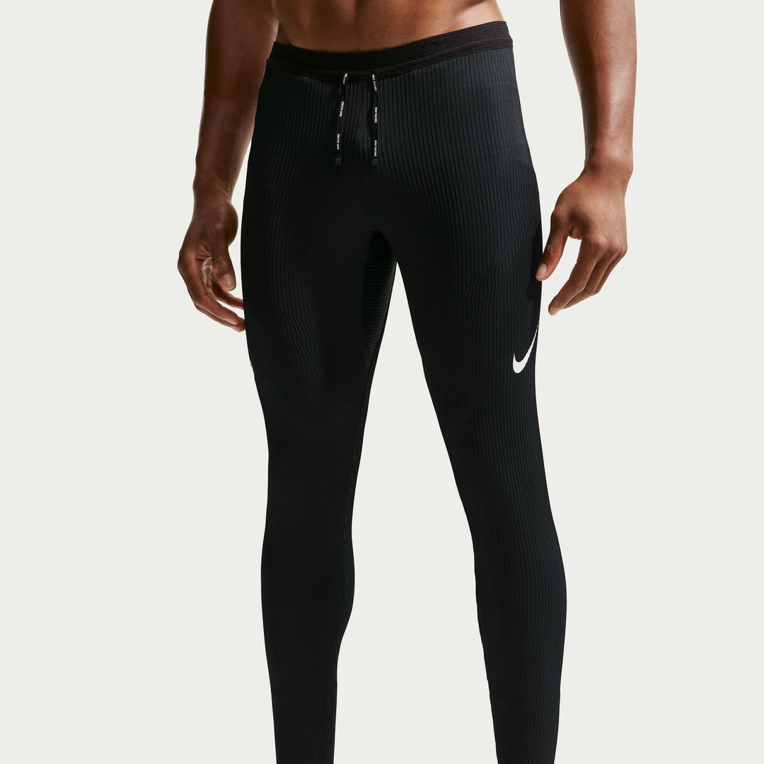 Nike Mens Dri-FIT ADV AeroSwift Running Tights - Black/Summit White
