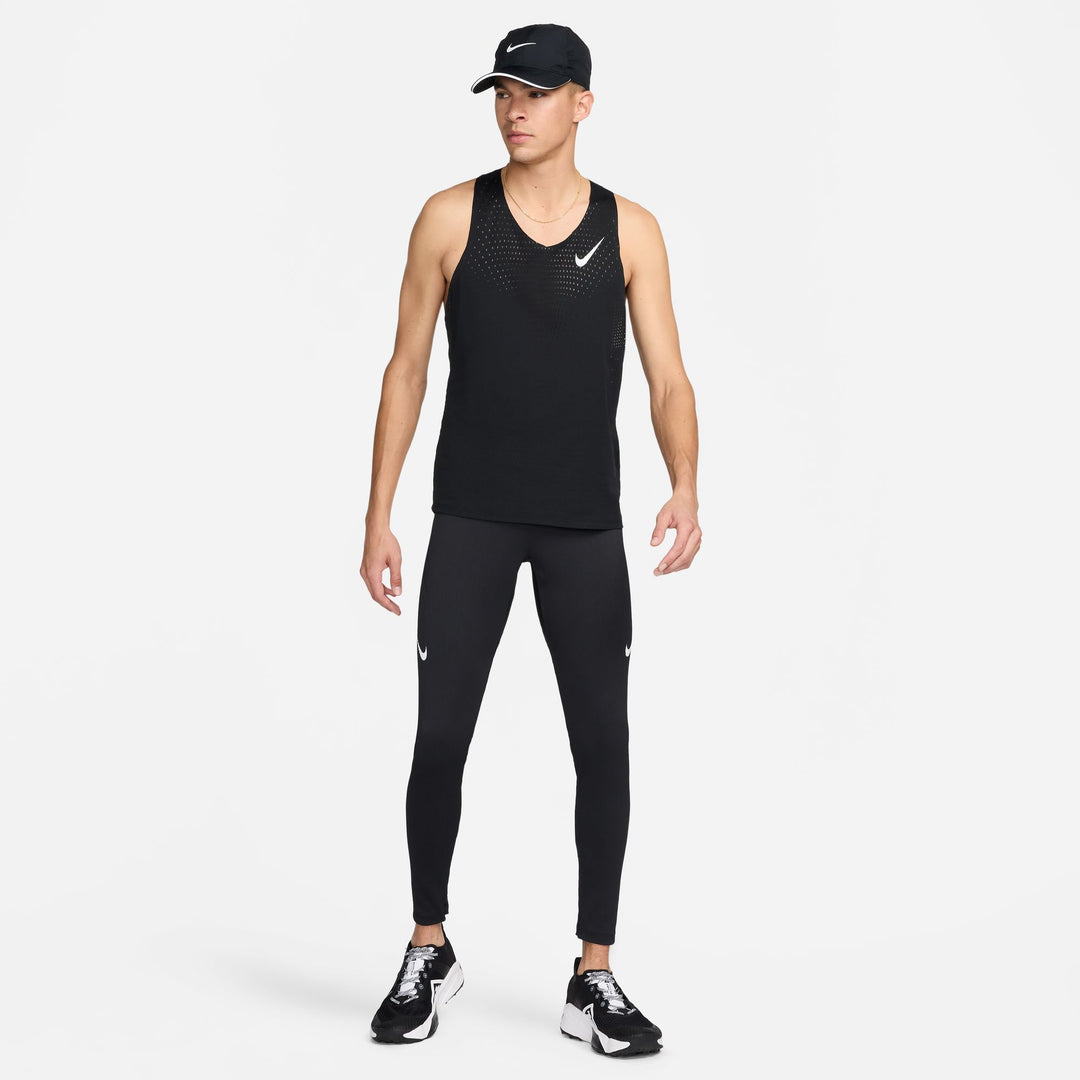 Nike Mens Dri-FIT ADV AeroSwift Running Tights - Black/Summit White