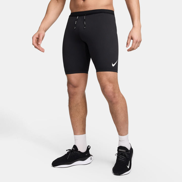 Nike Mens Dri-FIT ADV 1/2 Length AeroSwift Tights - Black/Summit White