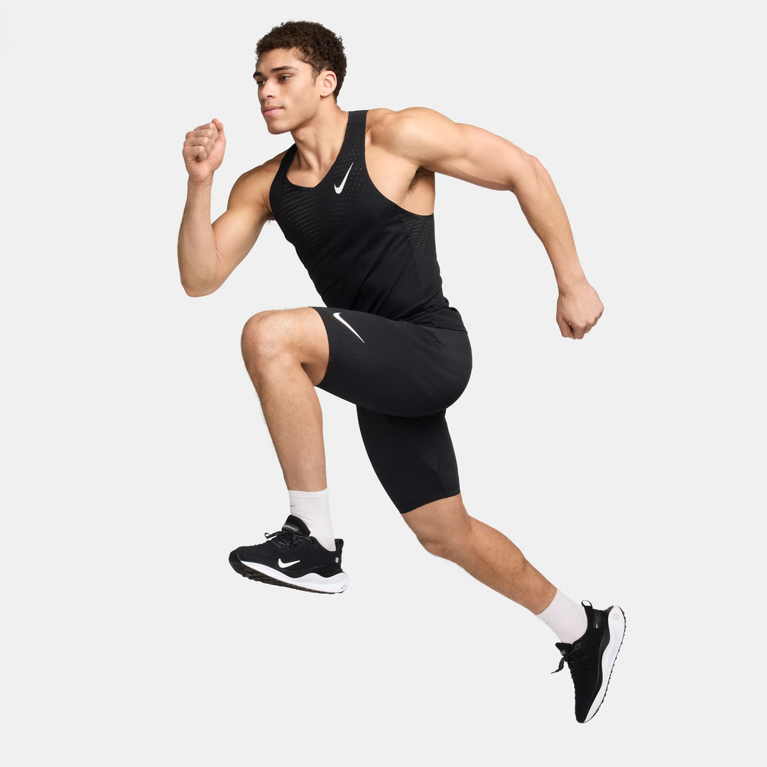 Nike Mens Dri-FIT ADV 1/2 Length AeroSwift Tights - Black/Summit White