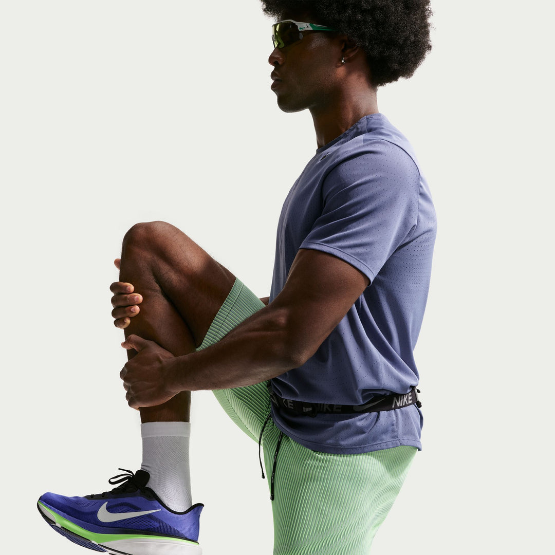 Nike Mens Dri-FIT ADV 1/2 Length AeroSwift Tights - Lime Blast/Steam/Light Silver/Black