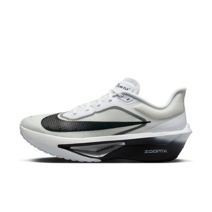 Nike Herren Zoom Fly 6 – Weiß/Schwarz/Rauchgrau/Metallisch Silber – Neutral