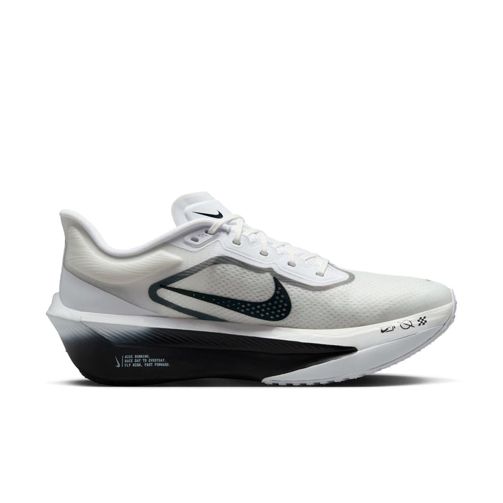 Nike Herren Zoom Fly 6 – Weiß/Schwarz/Rauchgrau/Metallisch Silber – Neutral