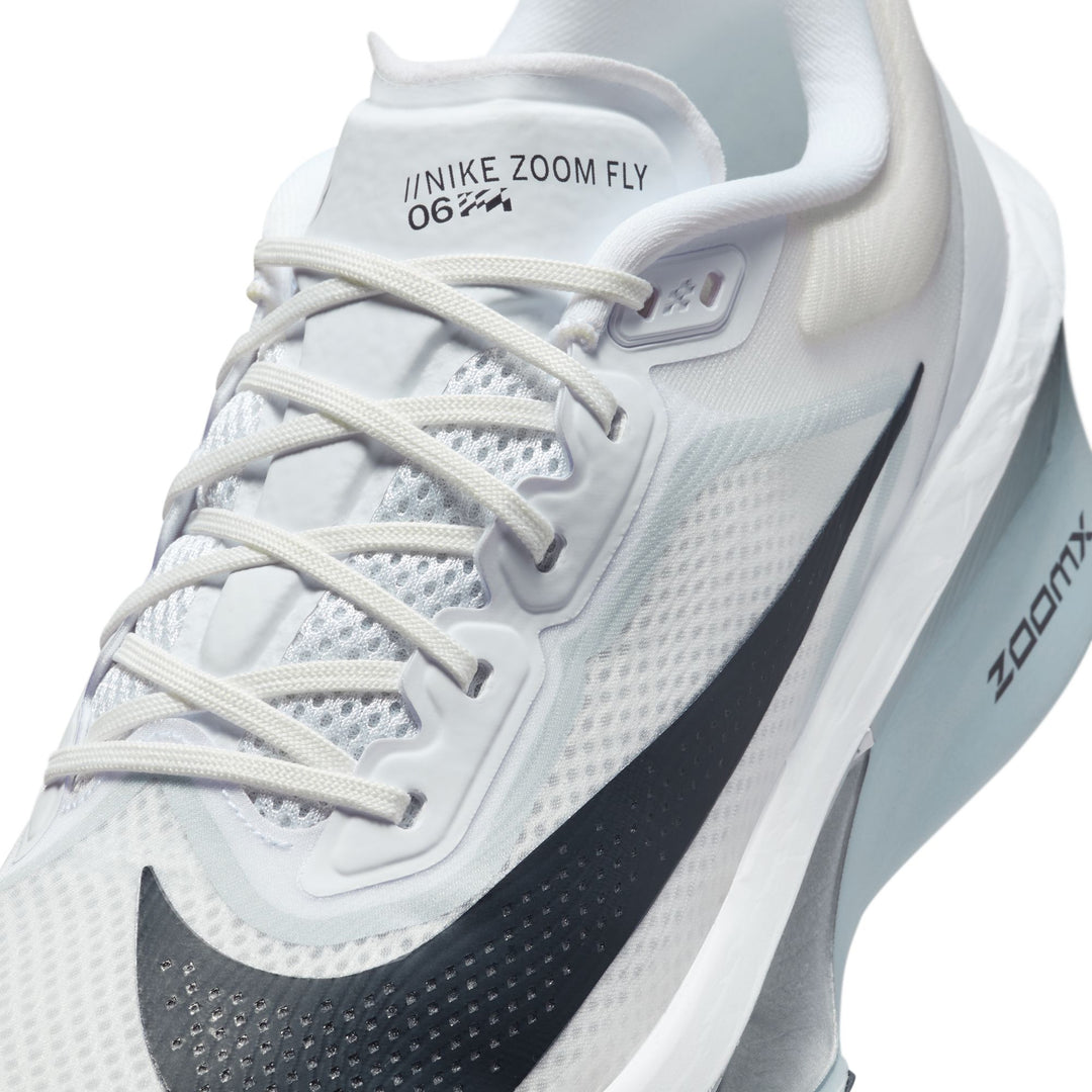 Nike Mens Zoom Fly 6 - White/Pure Platinum/Obsidian Mist - Neutral - SS25