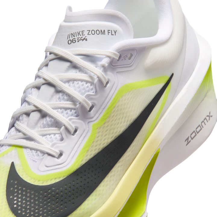 Nike Mens Zoom Fly 6 - White/Anthracite/Lemon Venom - Neutral - HO26