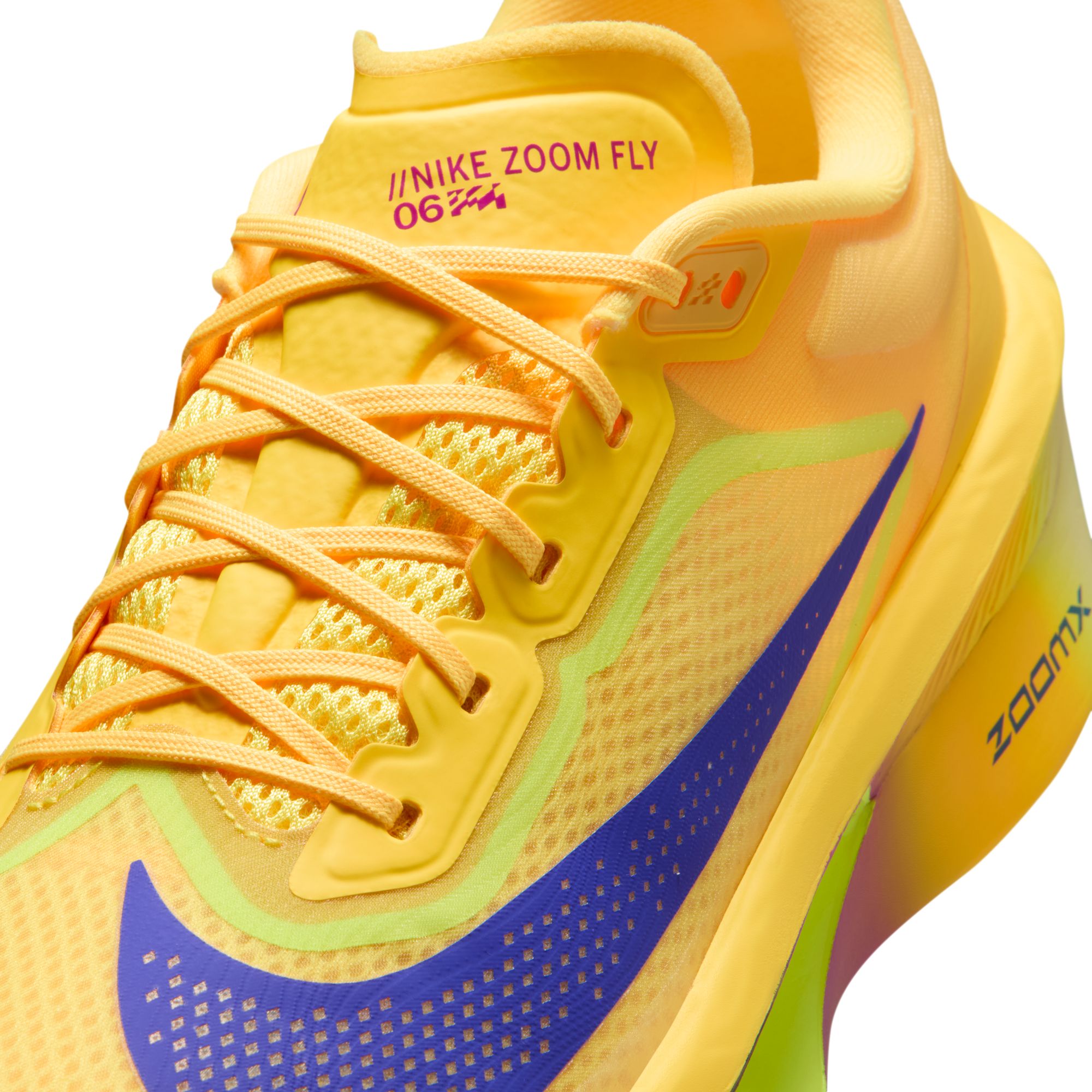 Nike Mens Zoom Fly 6 - Citron Pulse/Indigo Burst/Volt Ice | Run