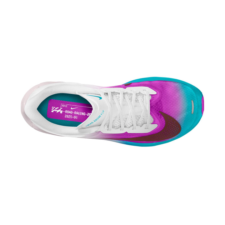 Nike Womens Zoom Fly 6 - White/Mystic Dates/Vivid Purple/Energy - Neutral - HO26