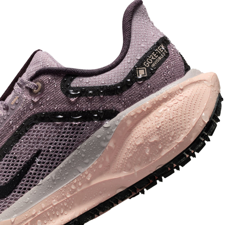 Nike Womens Pegasus 41 GTX - Platinum Violet/Black/Crimson Tint - Neutral - HO25