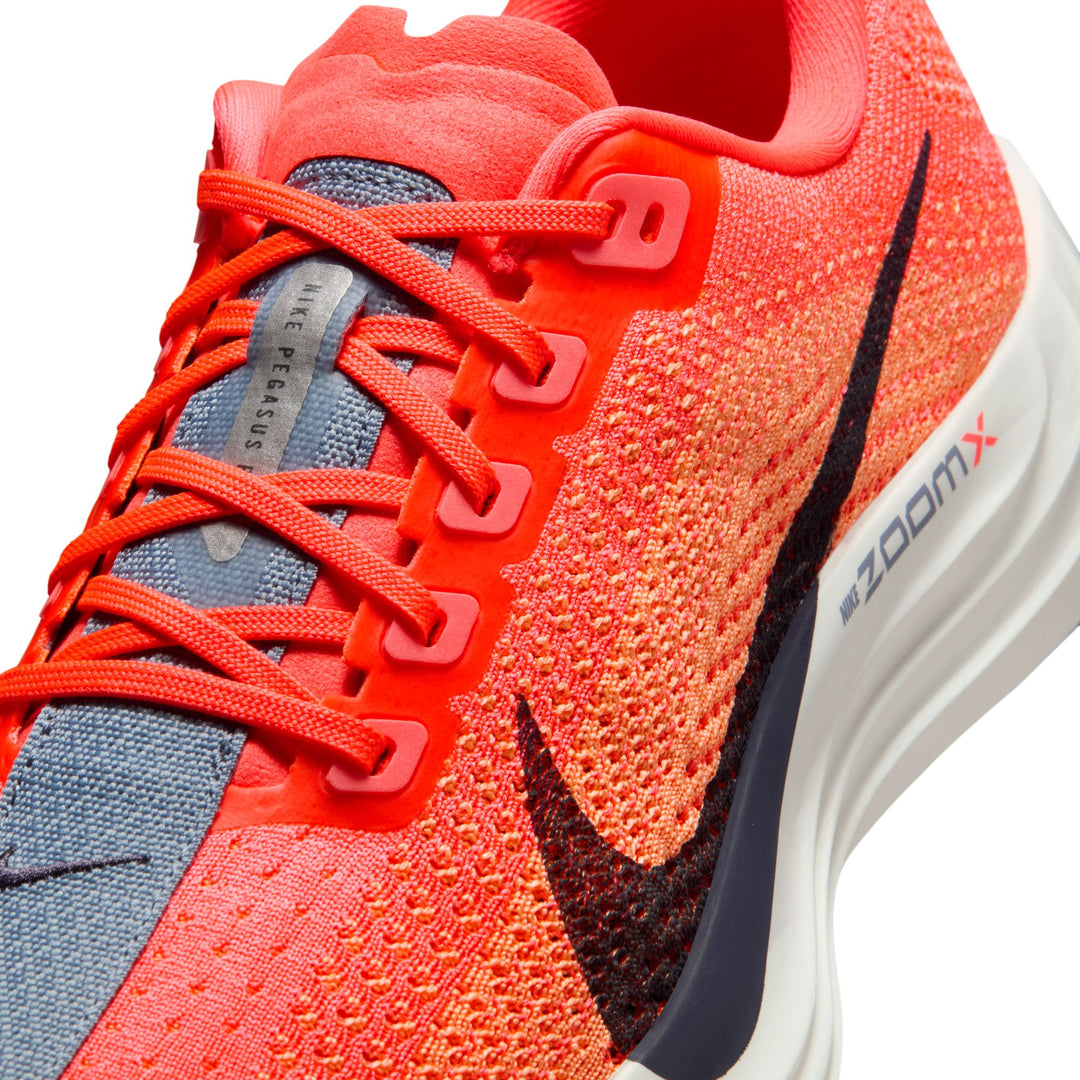 Nike Womens Pegasus Plus - Hot Lava/Dark Raisin/Orange Pulse - Neutral - SP26