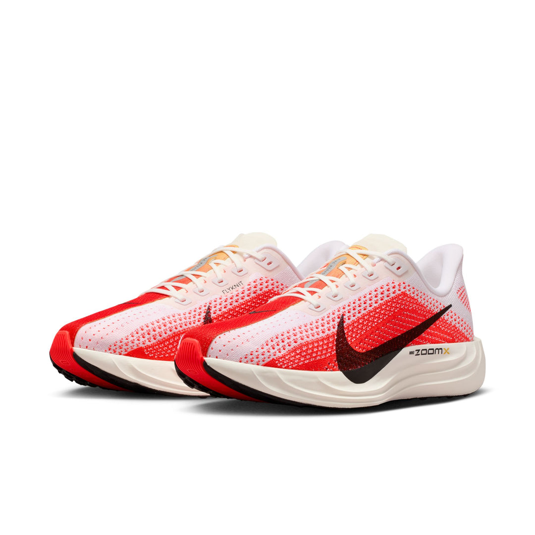 Nike Mens Pegasus Plus - White/Black/Bright Crimson/Topaz Gold - Neutral - SP26