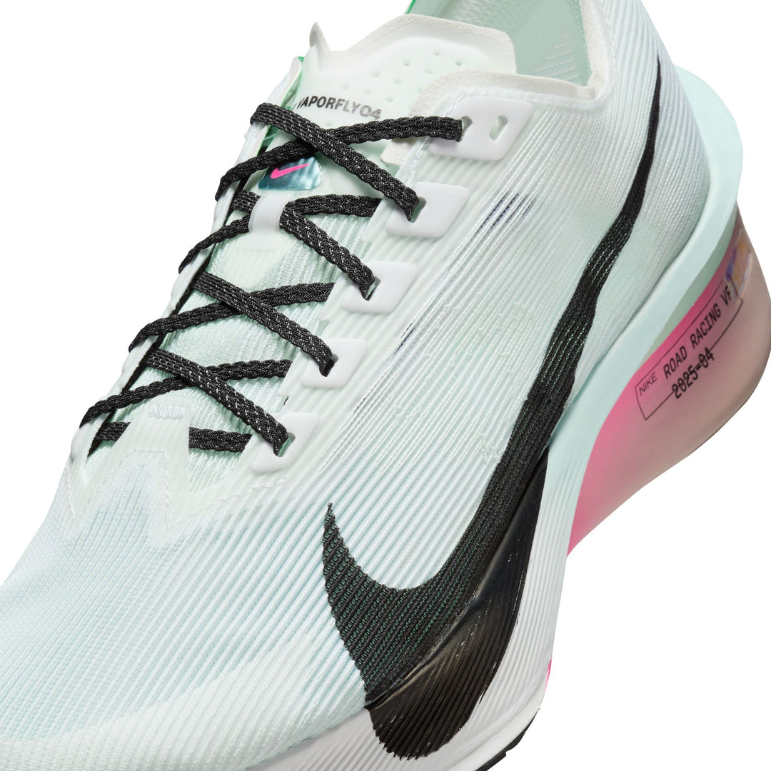 Nike Womens Vaporfly 4 Next% - White/Black/Hyper Pink/Mint Foam - Neutral - AW25