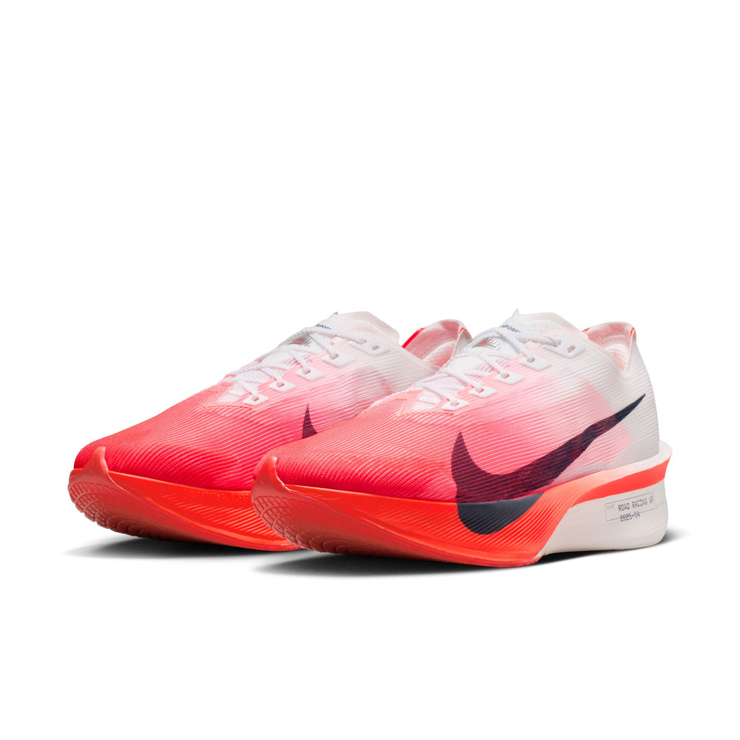 Nike Herren Vaporfly 4 Next% – Weiß/Midnight Navy/Bright Crimson – Neutral – SU26