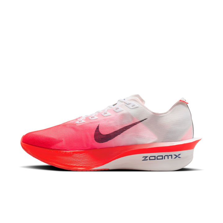 Nike Herren Vaporfly 4 Next% – Weiß/Midnight Navy/Bright Crimson – Neutral – SU26