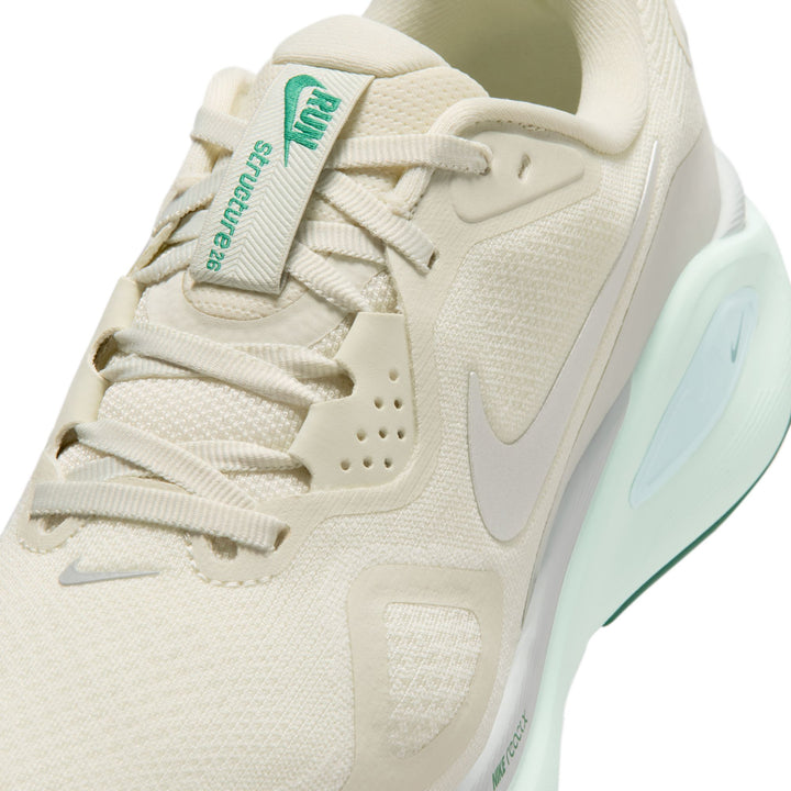 Nike Womens Structure 26 - Sea Glass/Metallic Silver/Light Silver - Stability - SU26