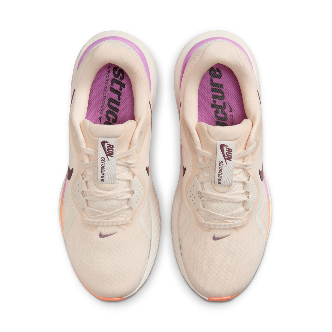 Nike Damen Structure 26 – Kreide/Tattoo/Helles Magenta/Orange Pulse – Stabilität – SU26