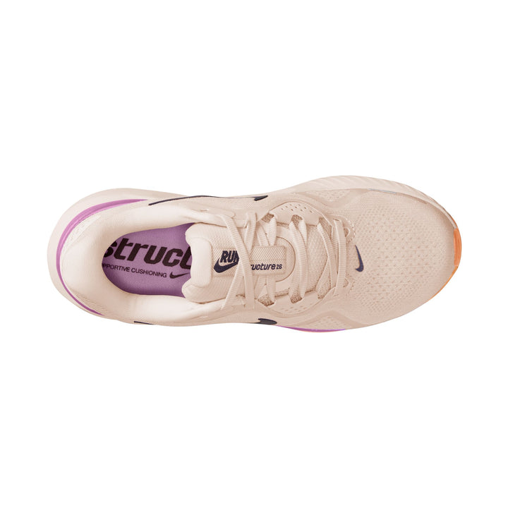 Nike Damen Structure 26 – Kreide/Tattoo/Helles Magenta/Orange Pulse – Stabilität – SU26