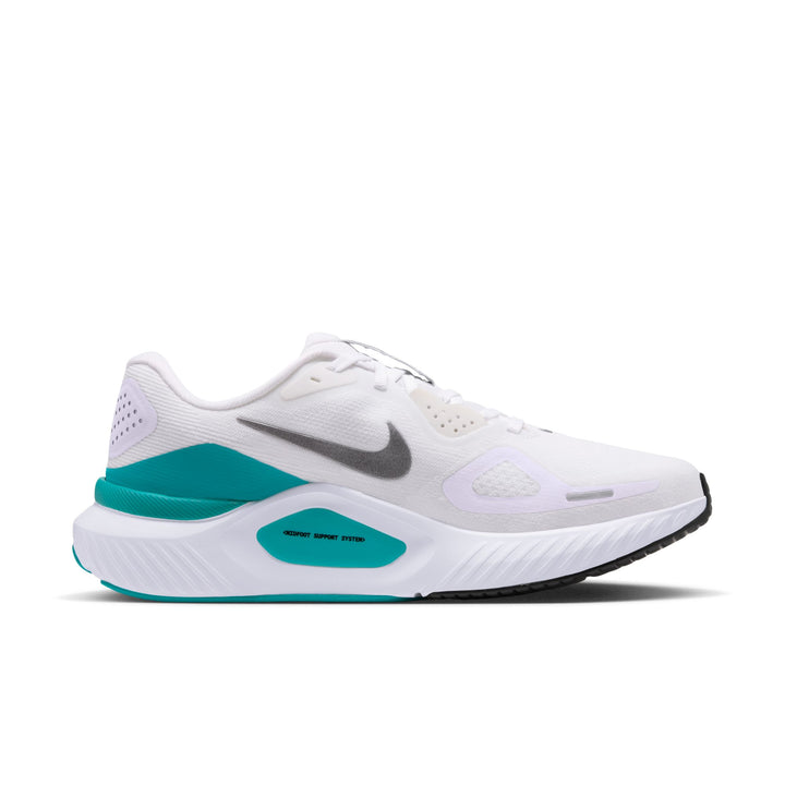 Nike Womens Structure 26 - White/Metallic Cool Grey/Energy/Baltic Blue - Stability - HO26