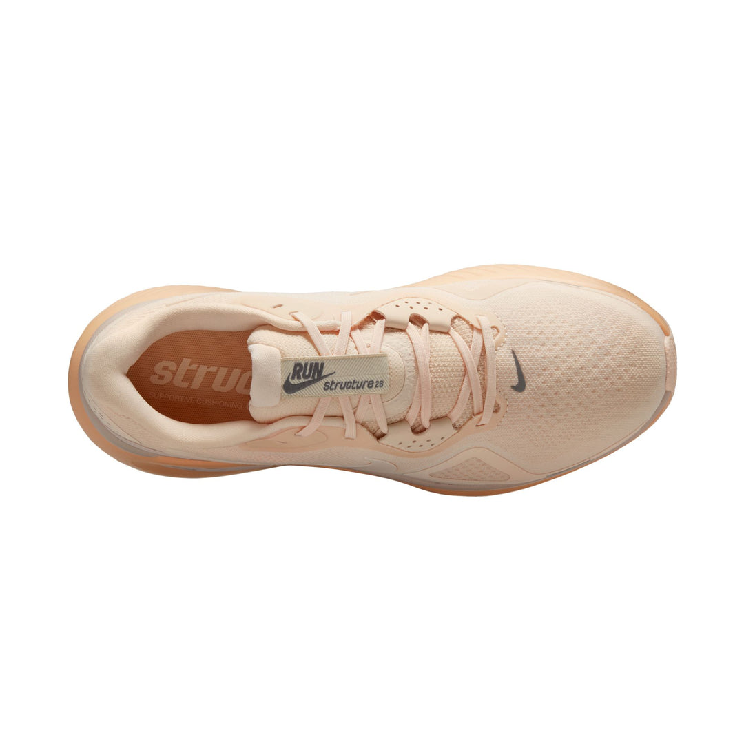 Nike Damen Structure 26 – Guava Ice/Sail/Silt Red/Orange Chalk – Stabilität – HO25