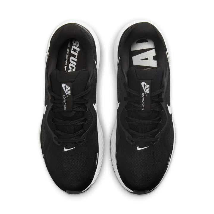 Nike Mens Structure 26 - Black/White/Cool Grey/Metallic Silver - Stability - SU25