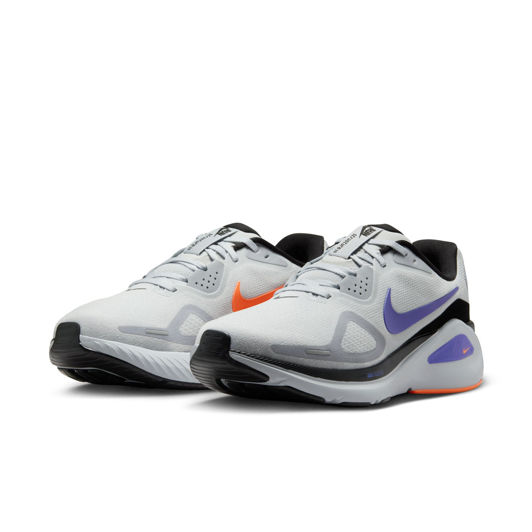 Nike Mens Structure 26 - Pure Platinum/Persian Violet/Wolf Grey - Stability - AW25