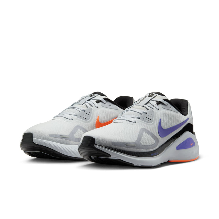 Nike Mens Structure 26 - Pure Platinum/Persian Violet/Wolf Grey - Stability - AW25