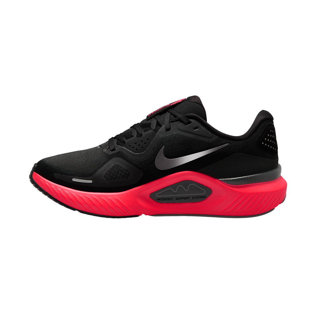 Nike Mens Structure 26 - Black/Metallic Dark Grey/Bright Crimson - Stability - FA26