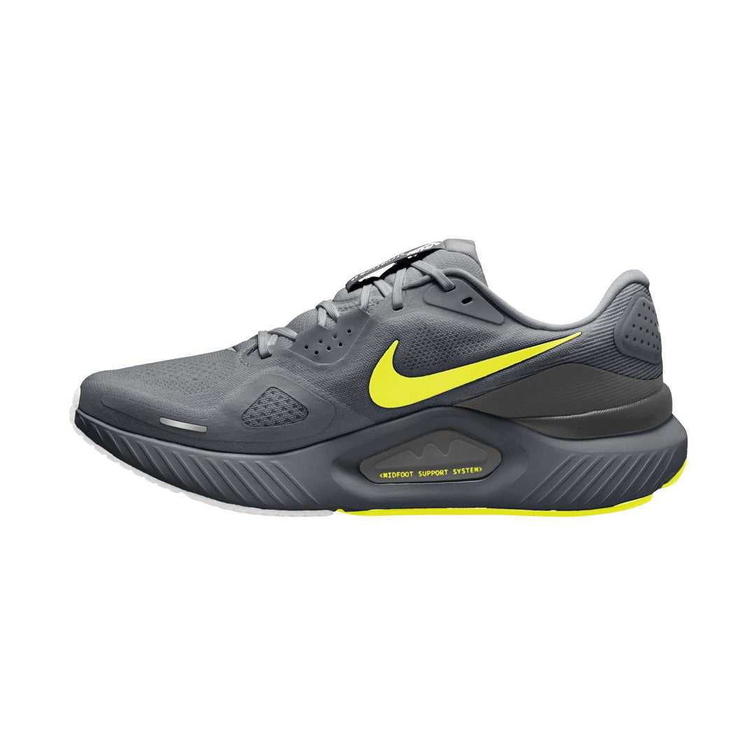 Nike Mens Structure 26 - Cool Grey/Lemon Venom/Dark Smoke Grey - Stability - HO26