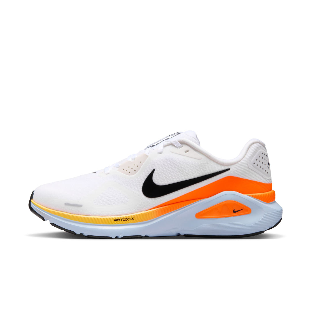 Nike Mens Structure 26 - White/Black/Hydrogen Blue/Total Orange - Stability - SU26
