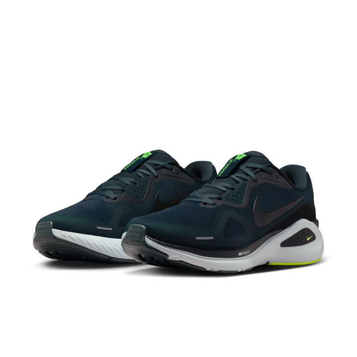 Nike Mens Structure 26 - Seaweed/Black/Volt/Pure Platinum - Stability - HO25