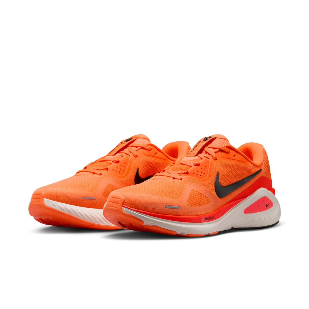 Nike Mens Structure 26 - Total Orange/Black/Total Crimson - Stability - AW25