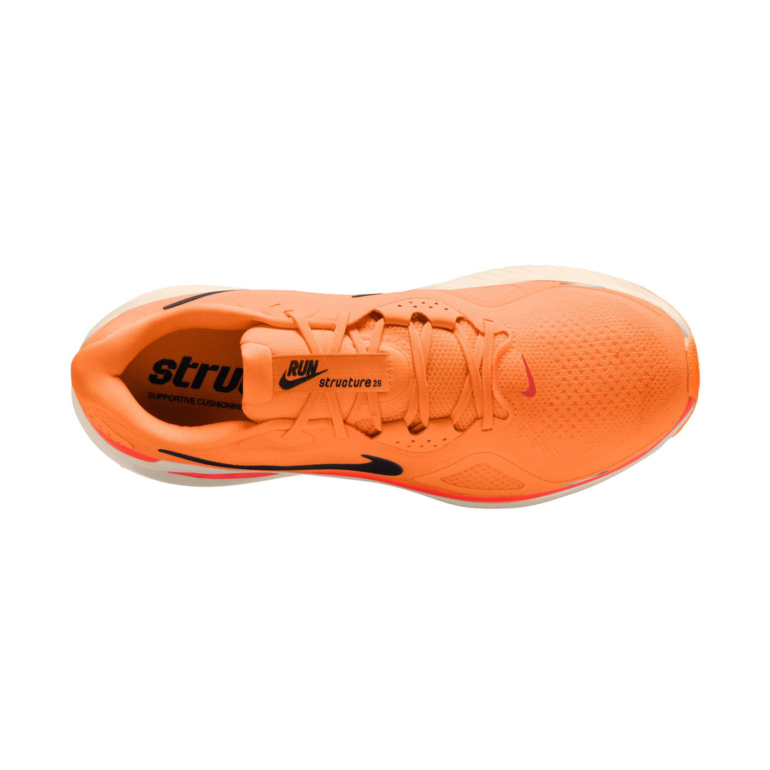 Nike Mens Structure 26 - Total Orange/Black/Total Crimson - Stability - AW25