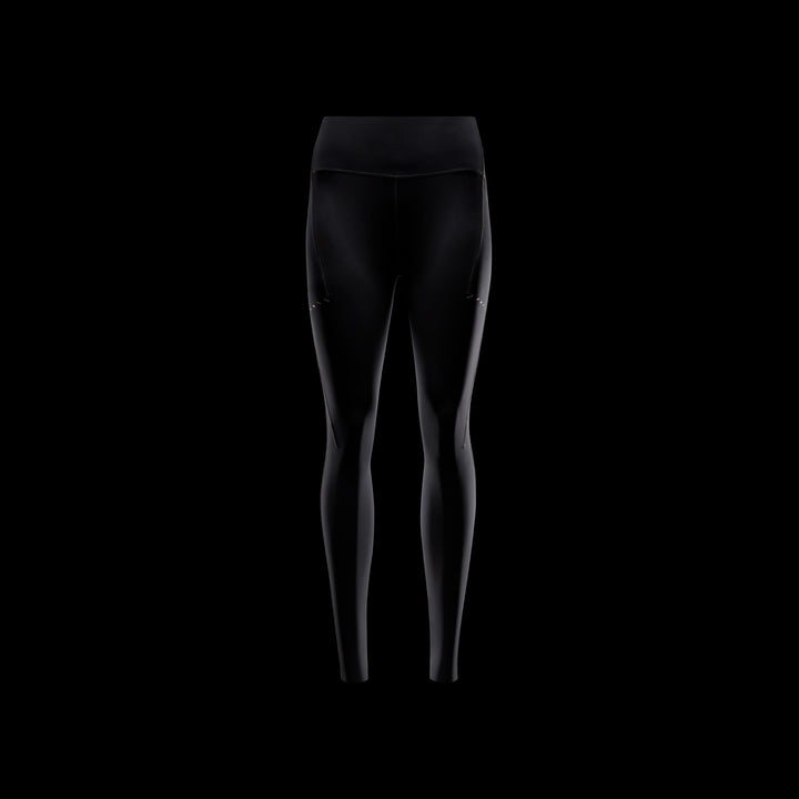 Nike Womens High Waisted 7/8 Swift Tight With Pockets - Black/Reflective Silver