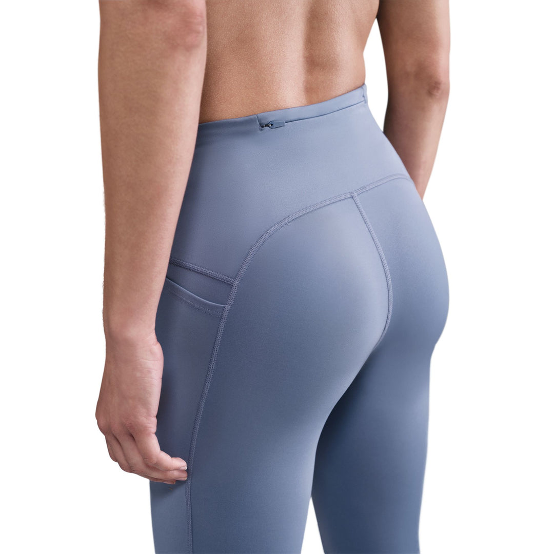 Nike Damen 7/8 Swift Tight mit hoher Taille und Taschen – World Indigo/Reflective Silver