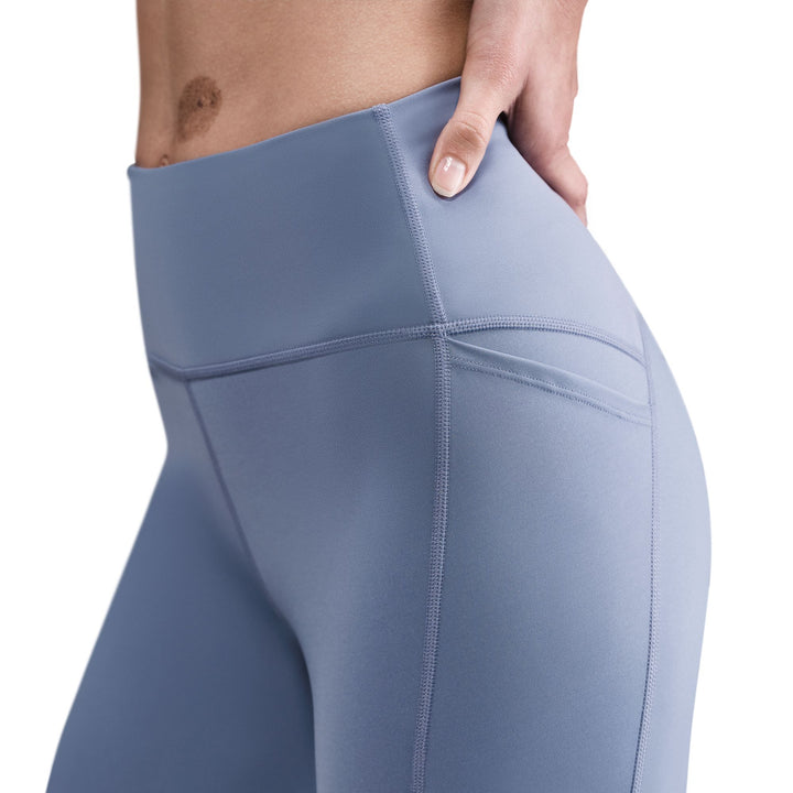 Nike Damen 7/8 Swift Tight mit hoher Taille und Taschen – World Indigo/Reflective Silver