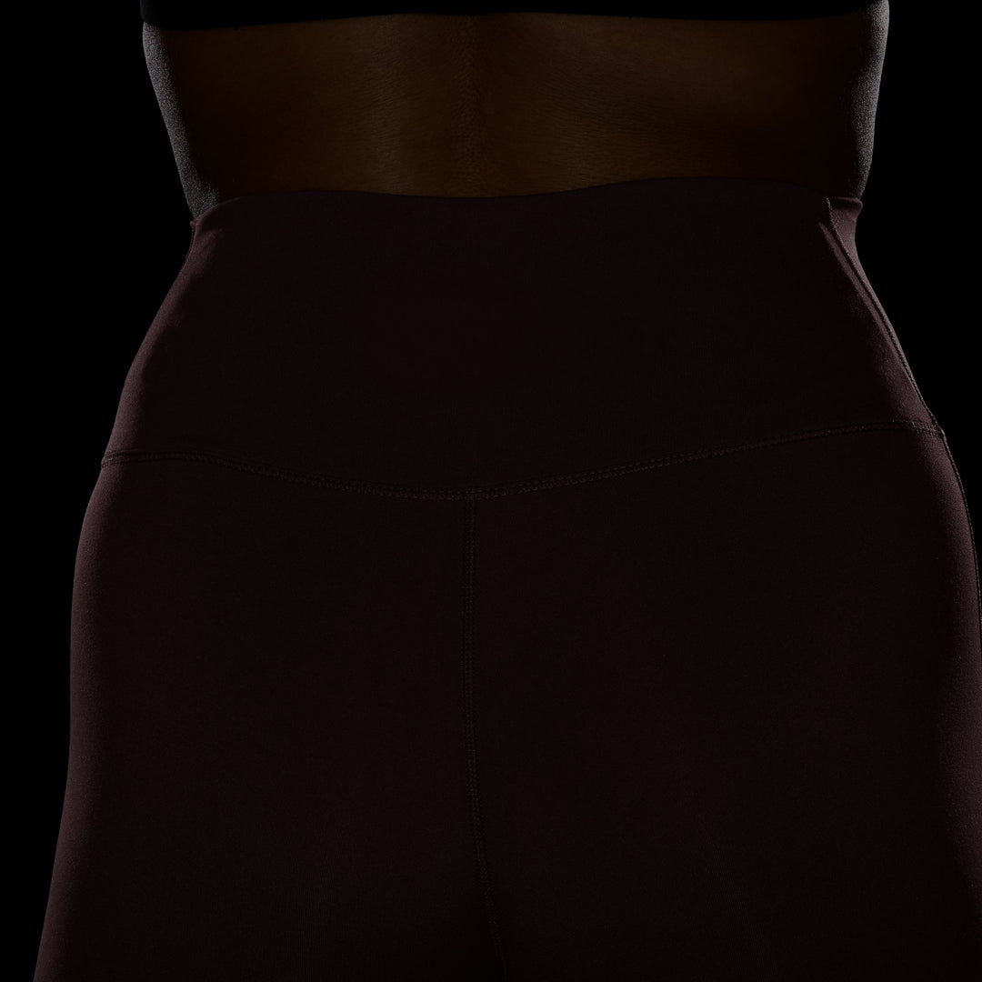 Nike One Womens Seamless Front High-Waisted Full-Length Leggings - Pink Smoke/White - SU26