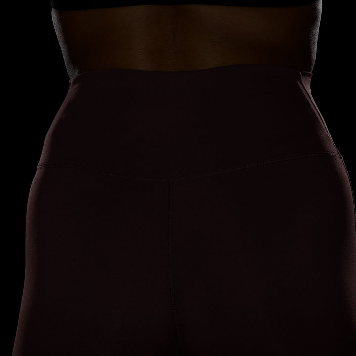 Nike One Womens Seamless Front High-Waisted Full-Length Leggings - Pink Smoke/White - SU26