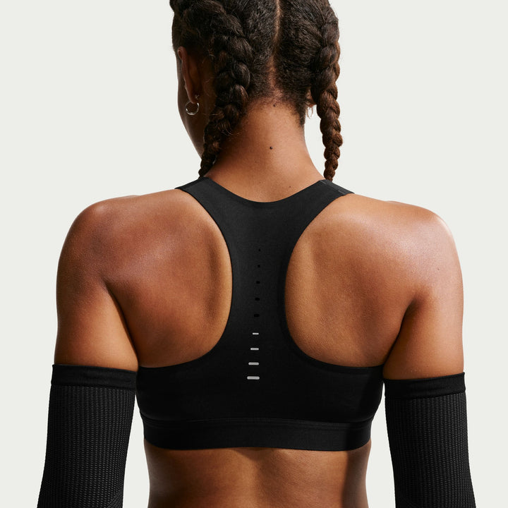 Nike Swift Womens High-Support Lightly Lined Sports Bra - Black/Reflective Silver - SP26