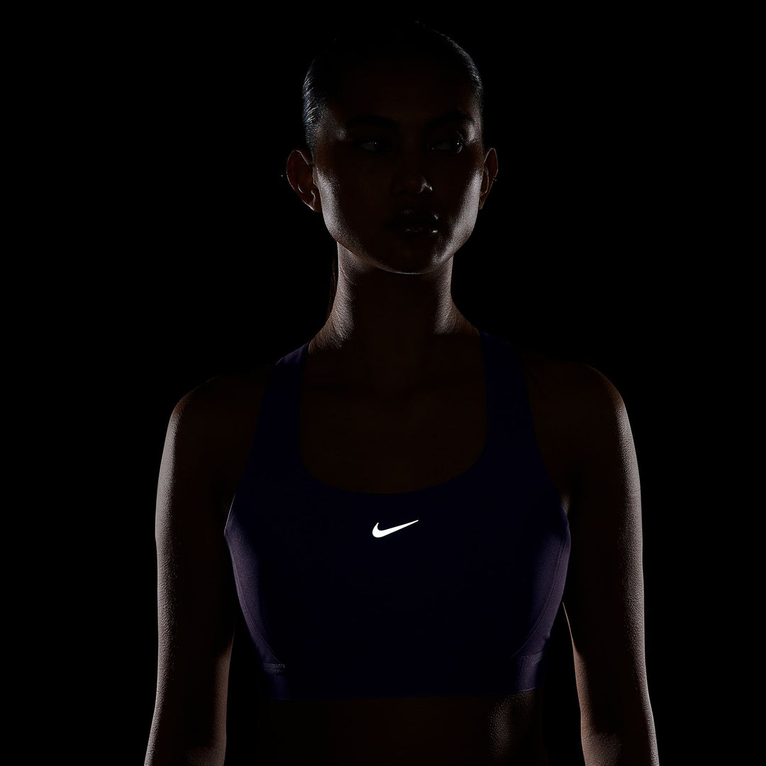 Nike Swift Womens High-Support Lightly Lined Sports Bra - Purple Pulse - HO26