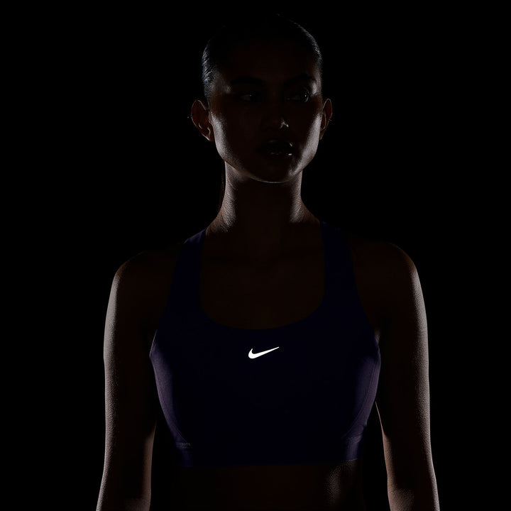 Nike Swift Womens High-Support Lightly Lined Sports Bra - Purple Pulse - HO26