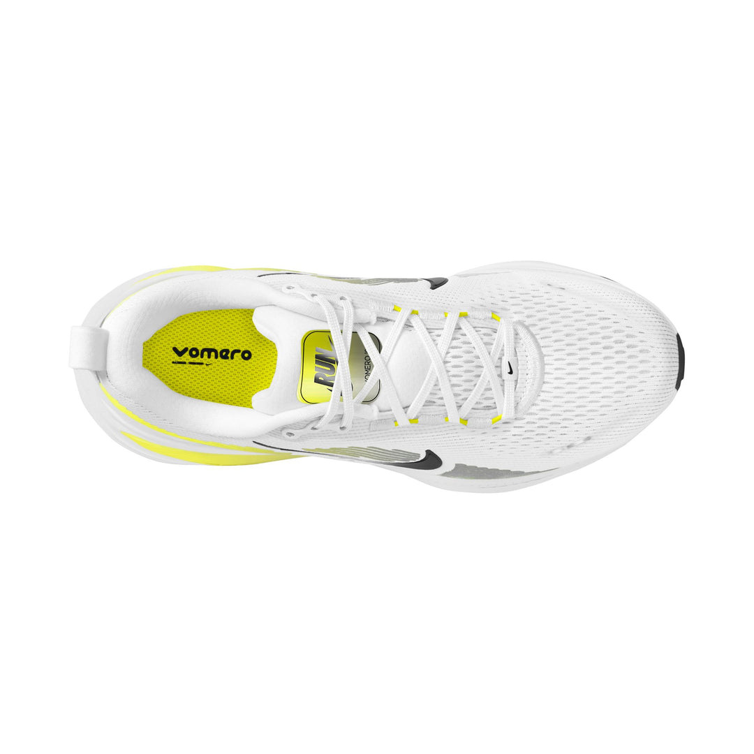 Nike Mens Vomero 18 - White/Black/Lemon Venom/Dark Grey - Neutral - HO26