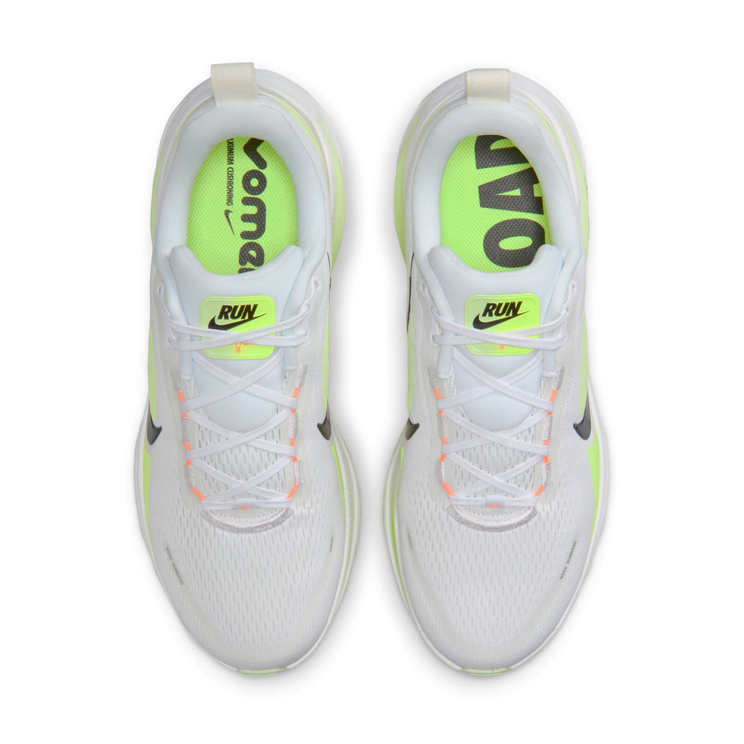 Nike Mens Vomero 18 - White/Black/Volt/Barely Volt - Neutral - SP26