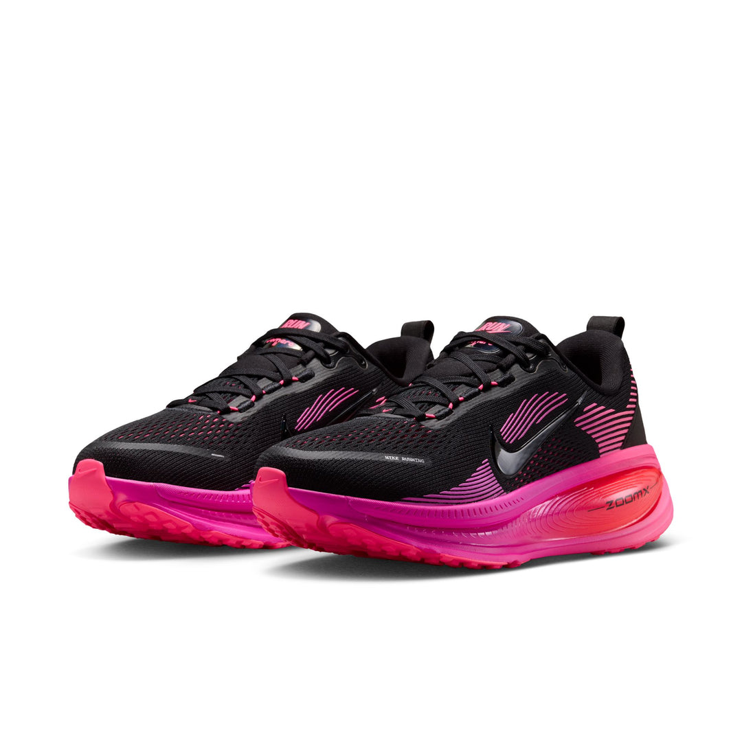 Nike Womens Vomero 18 - Black/Black/Hyper Pink/Laser Crimson - Neutral - FA26